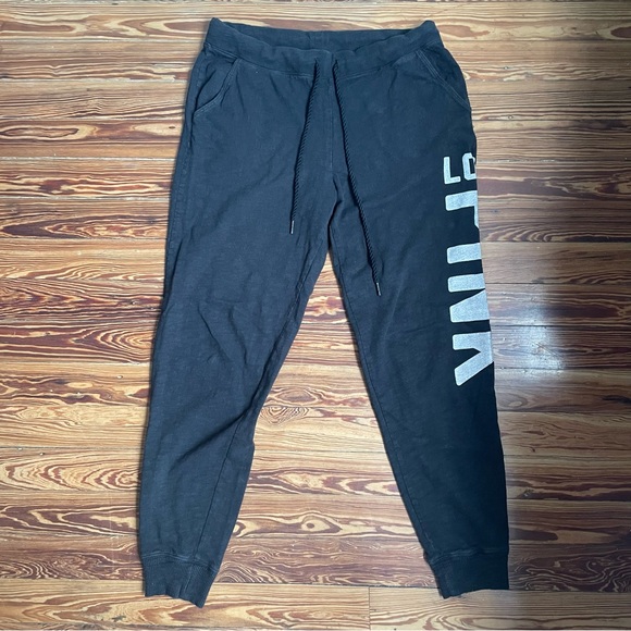 PINK Victoria's Secret Pants - Pink Victoria Secret Black Jogger Pants